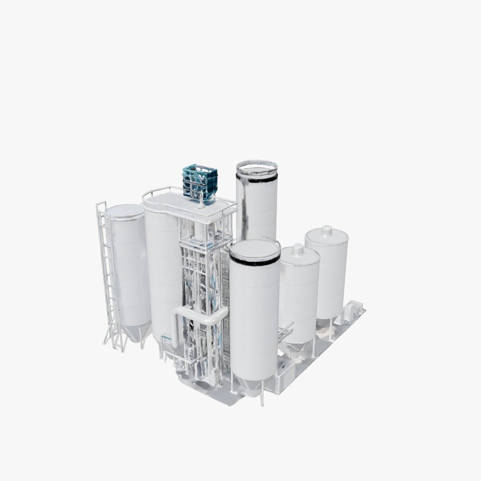 Industrial Silo Complex model pack